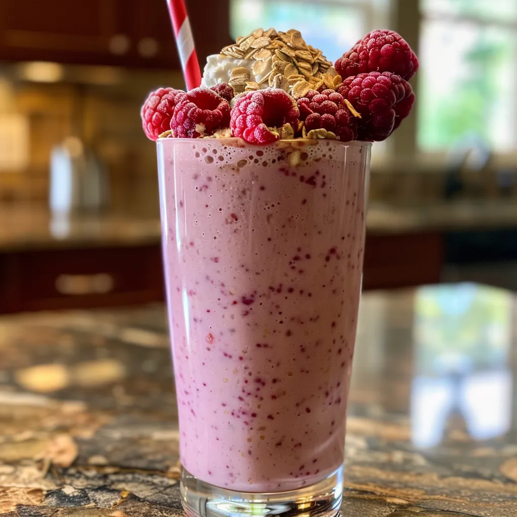 No Protein Powder? Make This Filling Berry Oatmeal Smoothie